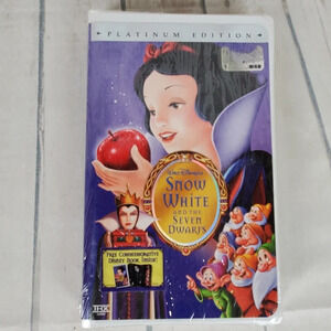 2/$25 Walt  Disney Snow White VHS Platinum Ed.